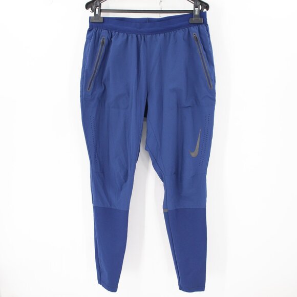 Nike Pants Mens Medium L27 Flex Swift Running Dri Fit Drawstring Tapered Leg - Picture 1 of 13